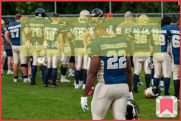 公牛失去一场比赛，联盟却对他们有个承诺
